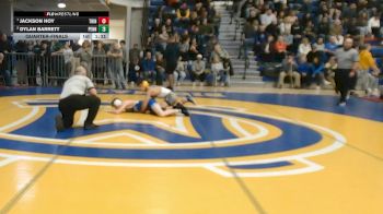 114 lbs Quarterfinal - Jackson Hoy, Trinity vs Dylan Barrett, Penn-Trafford