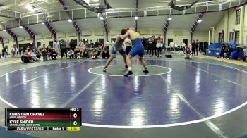 184 lbs Cons. Semi - Kyle Snider, Unattached-Kent State vs Christian Chavez, West Liberty