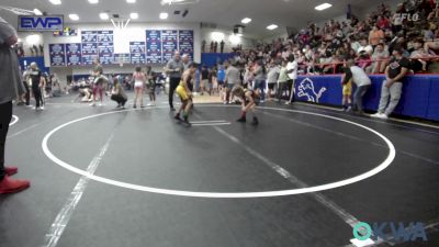 61 lbs Consi Of 4 - Everett Luxton, Bartlesville Wrestling Club vs Leland Riley, Midwest City Bombers Youth Wrestling Club