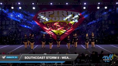 Southcoast Storm II - Weather Girls [2022 L3 Junior - D2 Day 1] 2022 Spirit Sports Worcester- National