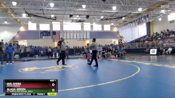120 lbs Semifinal - Ava Ayers, Ocean Springs vs Alaija Green, St. Martin High School Girls