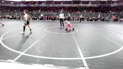 110 lbs Rr Rnd 3 - Emilee Meier, Belleville Little Devils vs Colton Baysinger, Fulton Hornets