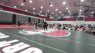115 lbs Round 1 (12 Team) - Lennah Monts, Red Venom vs Natalie Nammavaly, Cradletown Wrestling Academy