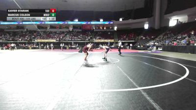 141 lbs Consi Of 32 #2 - Xavier Starjak, Texas State vs Marcus Colson, Mercyhurst