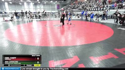 36-38 lbs Round 3 - Ian Camacho, Warden Elite Wrestling vs Abel Cheff, Montana