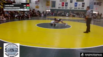 100 lbs 3rd Place Match - Alysa Patel, Paramus Catholic vs Evangelia Kotsonis, JFK-Iselin