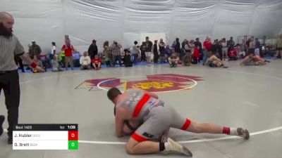 220 lbs Semifinal - Josh Hubler, Osceola Mills vs Daniel Brett, Bedford