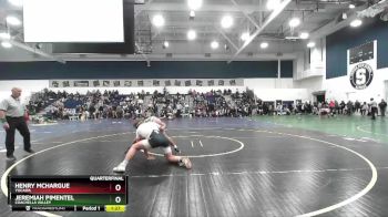 190 lbs Quarterfinal - Henry McHargue, Yucaipa vs Jeremiah Pimentel, Coachella Valley