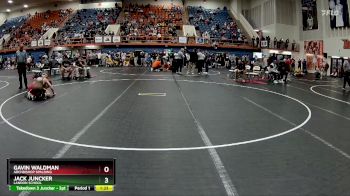 144 lbs Quarterfinal - Gavin Waldman, Archbishop Spalding vs Jack Juncker, Landon School