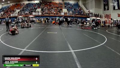 144 lbs Quarterfinal - Gavin Waldman, Archbishop Spalding vs Jack Juncker, Landon School