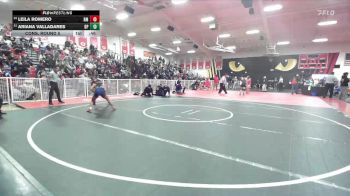110 lbs Cons. Round 5 - Ariana Valladares, Dos Pueblos vs Leila Romero, Rio Mesa