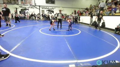 49 lbs 2nd Place - Aubrey Snyder, Dark Cloud Wrestling Club vs Troy Hall, Claremore Wrestling Club