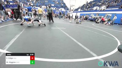 64 lbs Rr Rnd 2 - Cooper Edge, Piedmont vs Maverick Higgins, Choctaw Ironman Youth Wrestling