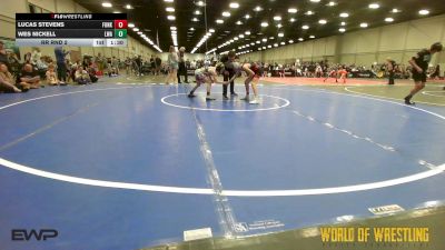 88 lbs Rr Rnd 2 - Lucas Stevens, Funky Singlets 12U vs Wes Nickell, LWA 12U