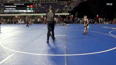 102 lbs Cons. Round 3 - Hayden Hill, Moen Wrestling Academy vs Chase Nelson, Pursuit Wrestling Minnesota