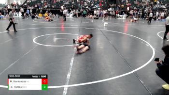 106 lbs Cons. Semi - Emma Faczak, Bennett Wrestling Club vs Maddux Hernandez, Midwest Destroyers