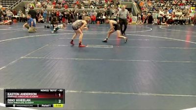 80 lbs Cons. Round 7 - Dino Wheelan, Moen Wrestling Academy vs Easton Anderson, Nebraska Wrestling Academy