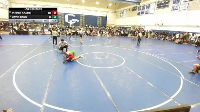 132 lbs Champ. Round 1 - Jayden Yazzie, El Modena vs Davin Iiams, Victor Villians