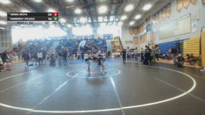 100 lbs Cons. Round 2 - Emma Moya, Heat Wave vs Kimberly Picado, Unattached