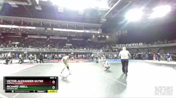 126 lbs Champ. Round 1 - Victor-Alexander Gutierrez, Central Catholic vs Richard Abell, Granite Bay