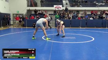 174 lbs Cons. Semi - Daniil Gorshkov, Embry-Riddle (Ariz.) vs Ledger Petracek, Menlo (Calif.)