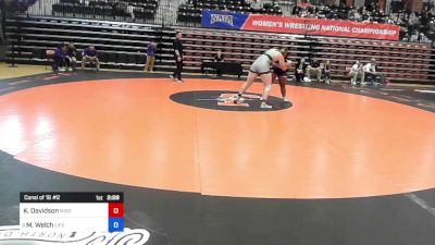 191 lbs Consi Of 16 #2 - Kori Davidson, Missouri Valley vs Madeline Welch, Life