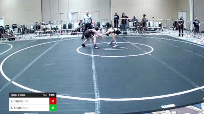 77 lbs Semifinal - Yadier Osorio, Legends Of Gold LV vs Zander Shutt, Gold Rush Wr Ac