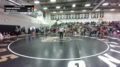 100 lbs Quarterfinal - Olivia Reynolds, Central vs Bree Padilla, Cheyenne East