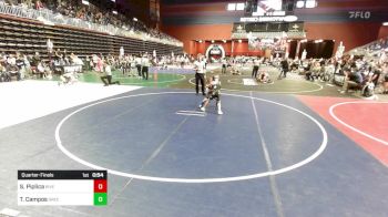 54 lbs Quarterfinal - Salvador Piplica, Riverton USAW vs Trae Campos, Green River Grapplers