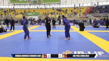 Ana Paula Cunha Melo vs Bárbara Rodrigues Fernandes Garc 2025 Brasileiro Jiu-Jitsu IBJJF