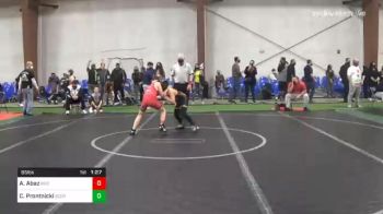 85 lbs Prelims - Ante Abaz, Red Nose vs Christopher Prontnicki, Scorpins