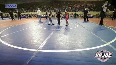 52 lbs Round Of 32 - Jaxon Friday, Tough N Technical Wrestling Club vs Axel Gregory, Tulsa Blue T Panthers