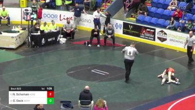 82 lbs Round Of 16 - Nathan Schuman, Honesdale vs Dylan Deck, Germantown Academy