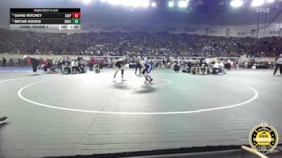 B6A-126 lbs Cons. Round 1 - David Ritchey, Sand Springs vs Bryar Hooks, Choctaw