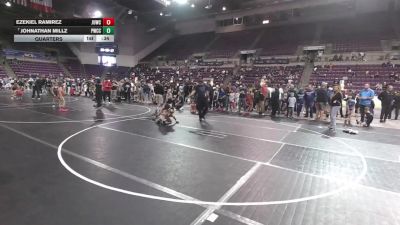74 lbs Quarters - Johnathan Millz, Pomona Wrestling Club Colorado vs Ezekiel Ramirez, Juggernaut WC