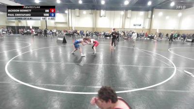 138 lbs Consi Of 8 #1 - Jackson Bennett, Citrus Wrestling Club vs Paul Cristafaro, Youth Impact Center Wrestling Club
