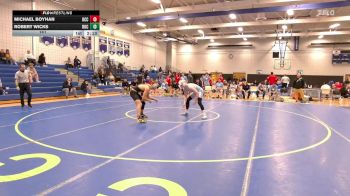 141 lbs Round 1 (8 Team) - Robert Wicks, Rochester Tech vs Michael Boyhan, Onondaga CC