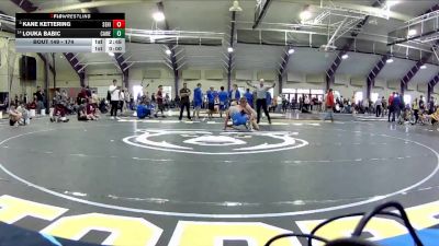 174 lbs Champ. Round 2 - Kane Kettering, Seton Hill vs Louka Babic, Case Western