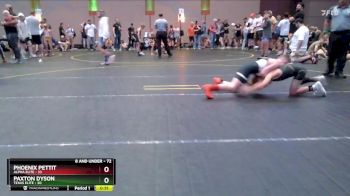 72 lbs Cons. Round 3 - Phoenix Pettit, Alpha Elite vs Paxton Dyson, Texas Elite