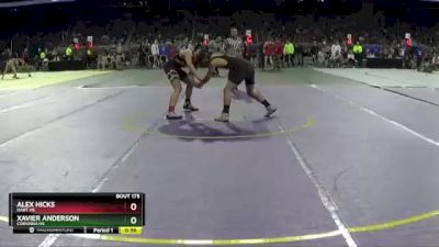 D3-157 lbs Cons. Round 1 - Xavier Anderson, Corunna HS vs Alex Hicks, Hart HS