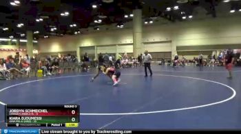138 lbs Round 3 (10 Team) - Kiara Djoumessi, Iowa Pin-A-Sarus vs Jordyn Schmeichel, Charlie`s Angels-FL