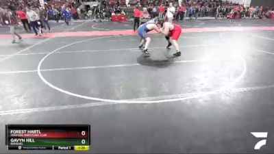 270 lbs Quarterfinal - Forest Hartl, Medford Wrestling Club vs Gavyn Hill, Bonduel