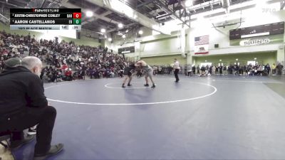 285 lbs 3rd Place Match - Aaron Castellanos, EAGLE ROCK vs Justin-Christopher Conley, BANNING