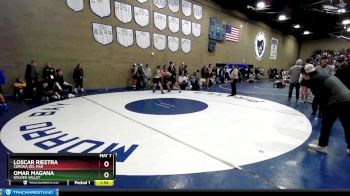 132 lbs Champ. Round 1 - Omar Magana, Golden Valley vs Loscar Riestra, Corona Del Mar