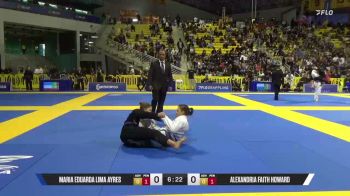 Alexandria Faith Howard vs Maria Eduarda Lima Ayres 2026 World Jiu-Jitsu IBJJF Championship