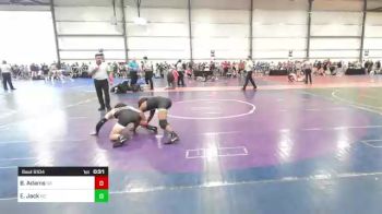 120 lbs Consi Of 16 #1 - Brayden Adams, GA vs Ezra Jack, NC