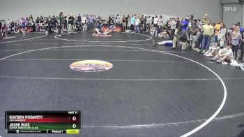 132 lbs Quarterfinal - Kayden Fogarty, C2X Academy vs Jesse Ruiz, Gator Wrestling Club