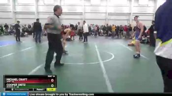 130 lbs Finals (2 Team) - Cooper Dietz, Revival Y vs Michael Craft, OMP