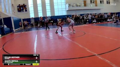 132 lbs Prelim - Dante Depaul, St Augustine vs Dylan Heffner, Oxford