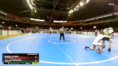 150 lbs Quarterfinal - Sergio Juvera, Williams Field vs Dallan Rawlings, Show Low